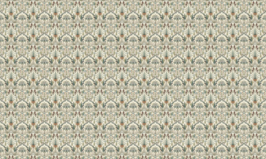 Coordonne Wallpaper Oasis Villa - Emerald