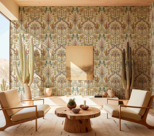 Coordonne Papier peint Oasis Villa