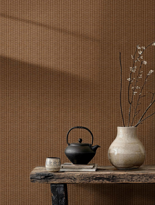 Coordonne Wallpaper Kuba Raffia - Honey
