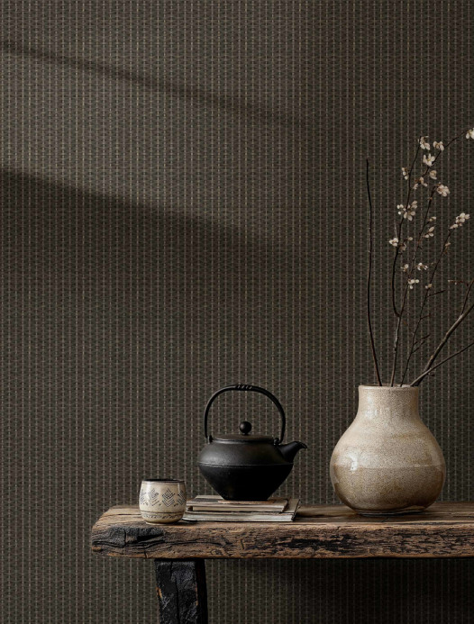 Coordonne Wallpaper Kuba Raffia - Night