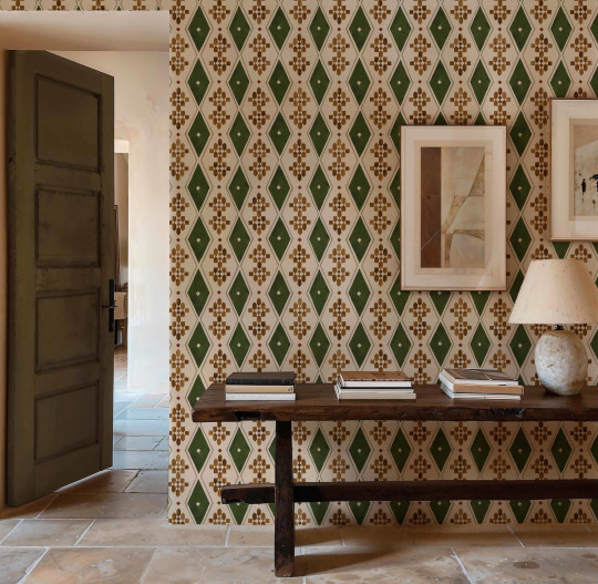 Coordonne Carta da parati Beldi Rugs - Leaves