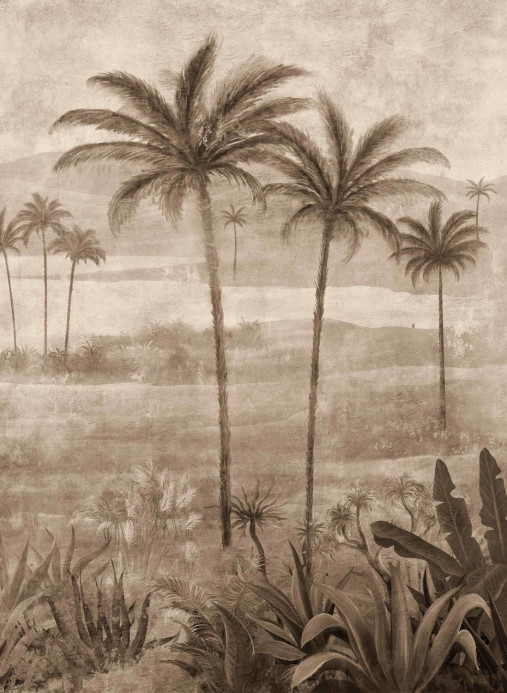 Coordonne Papier peint panoramique Draa Palms - Bone