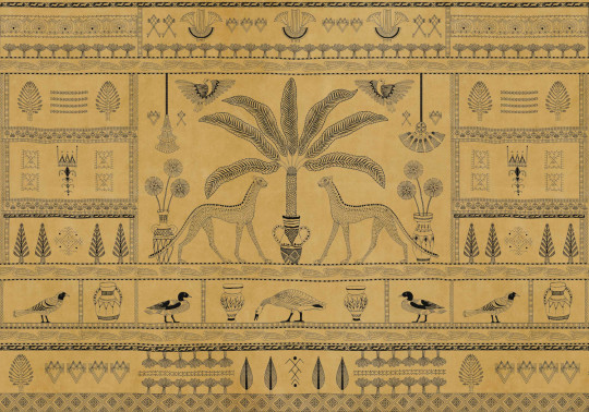 Coordonne Papier peint panoramique Asni Valley - Curry