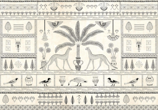 Coordonne Carta da parati panoramica Asni Valley Bamboo - Cotton