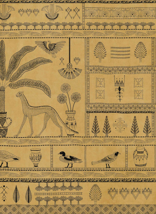 Coordonne Papier peint panoramique Asni Valley Bamboo - Curry