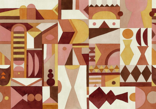 Coordonne Mural Amasigh Pottery - Rose