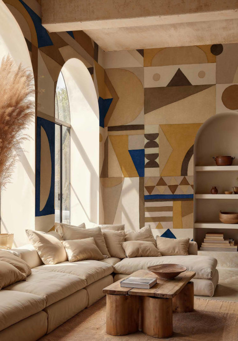 Coordonne Mural Amasigh Pottery - Ultramarine