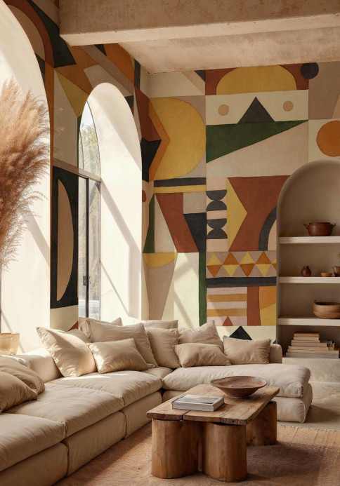 Coordonne Mural Amasigh Pottery - Leaves