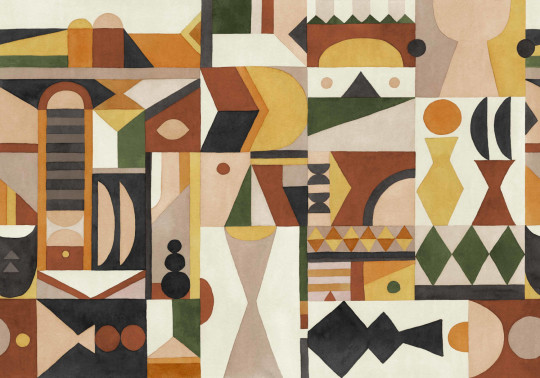 Coordonne Mural Amasigh Pottery - Leaves