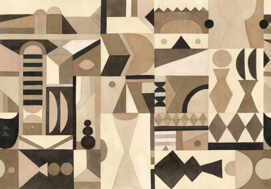 Coordonne Mural Amasigh Pottery Bamboo - Sand