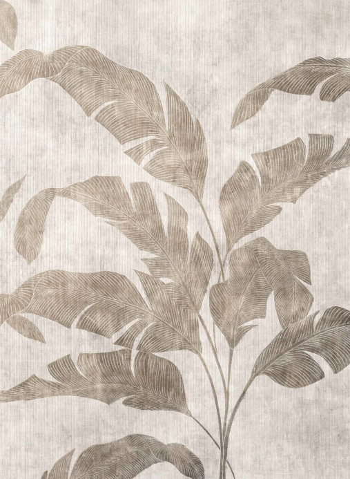Coordonne Papier peint panoramique Leaves Shadow Bamboo - Stone