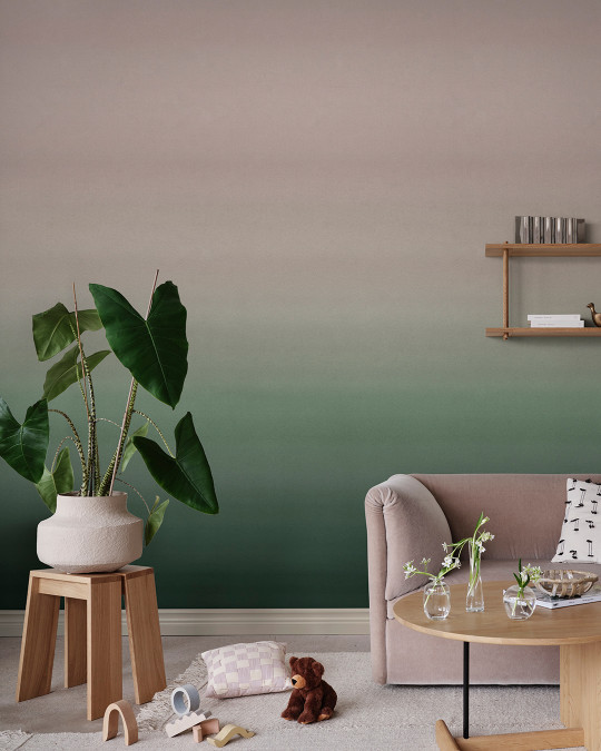 Sandberg Wandbild Skymning - Green