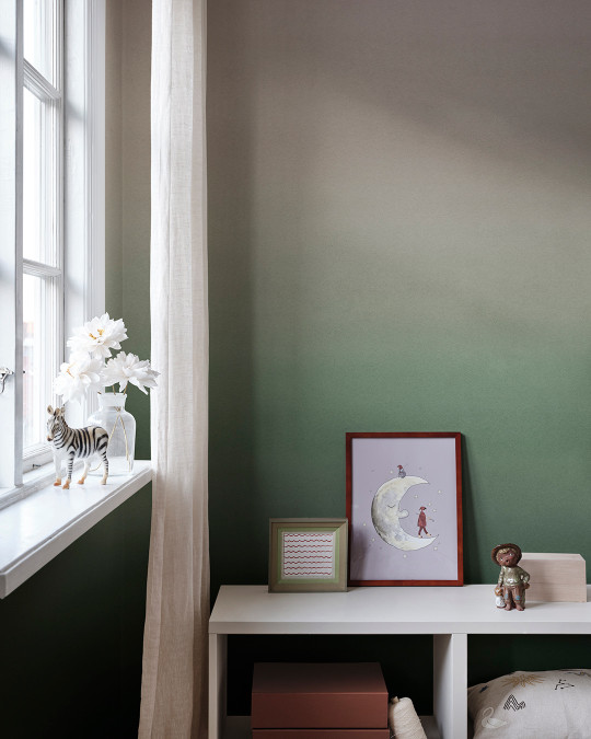 Sandberg Wandbild Skymning - Green