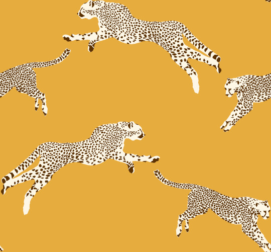 Jannelli & Volpi Tapete Leaping Cheetah - 26020