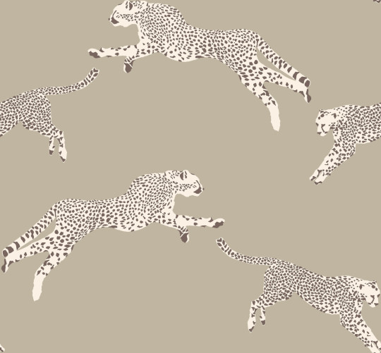 Jannelli & Volpi Tapete Leaping Cheetah - 26021