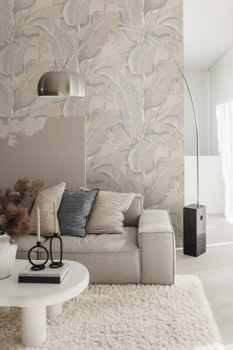 Jannelli & Volpi Wallpaper Hinson Palm Grasscloth
