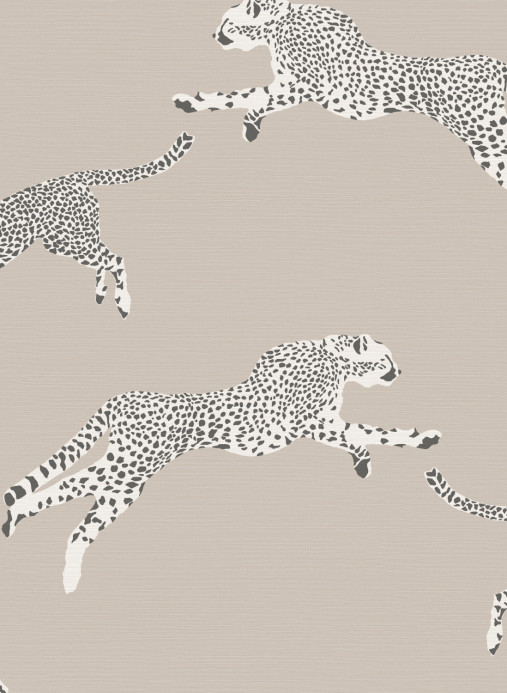Jannelli & Volpi Tapete Leaping Cheetah Grasscloth - 26023