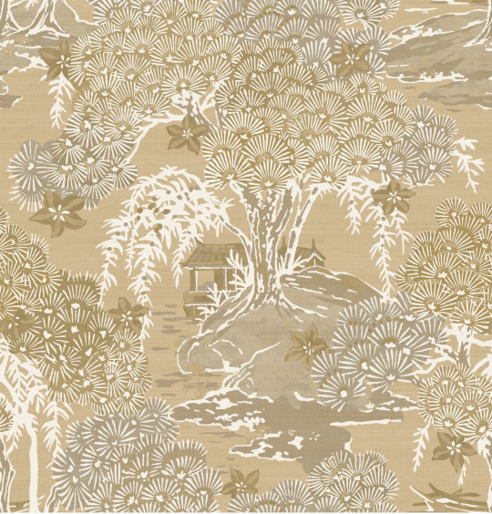 Jannelli & Volpi Wallpaper Sea of Trees Silk - 26034