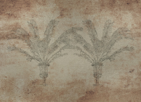 Coordonné Wandbild Palma - Silver