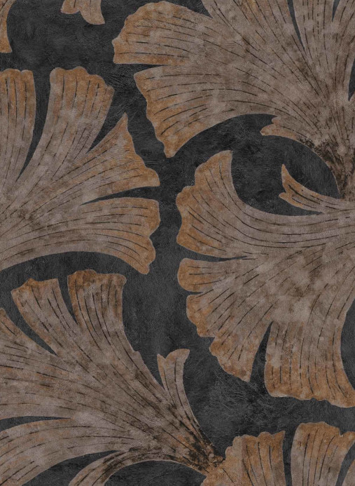 Coordonne Wallpaper Papyrus - Coal