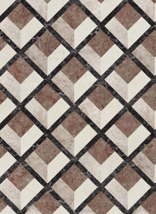 Coordonne Wallpaper Pavimentum - Cocoa