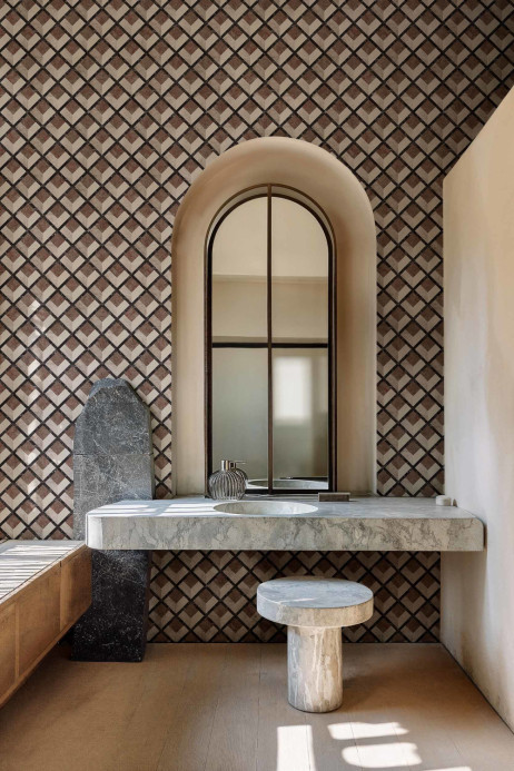 Coordonne Wallpaper Pavimentum - Cocoa