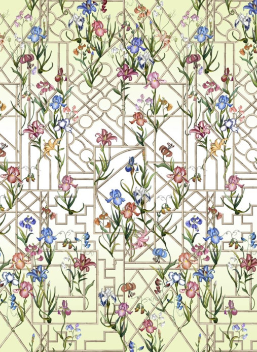 Christian Lacroix Tapete Fretwork Garden Panoramic - Citron