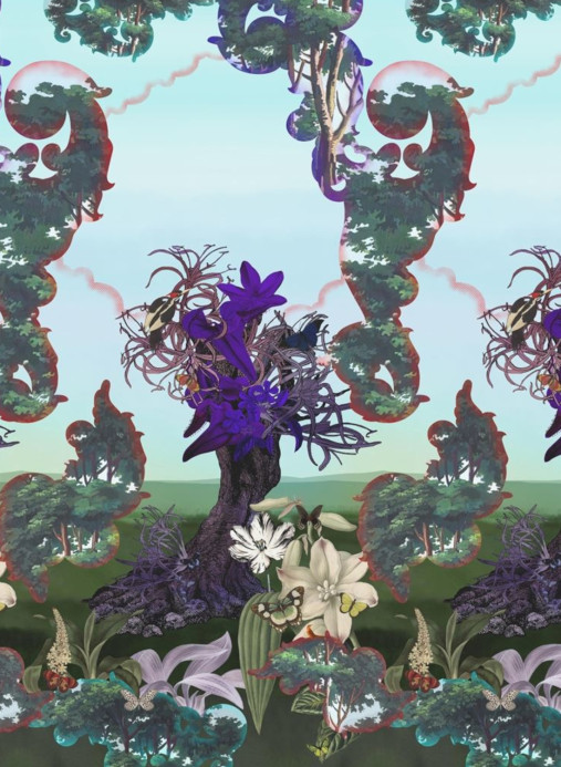Christian Lacroix Wandbild Novafrica Sunrise Scene 2 - Azur