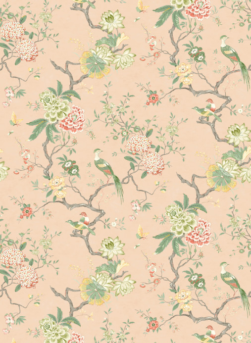 GP & J Baker Tapete Oriental Bird - Blush