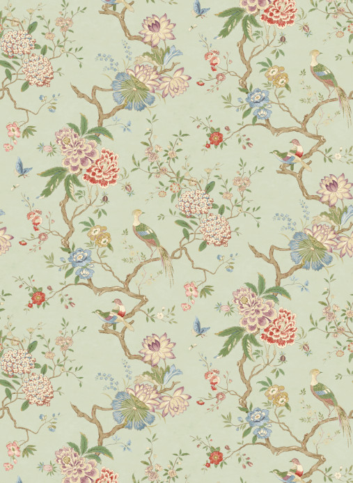 GP & J Baker Tapete Oriental Bird - Eau De Nil