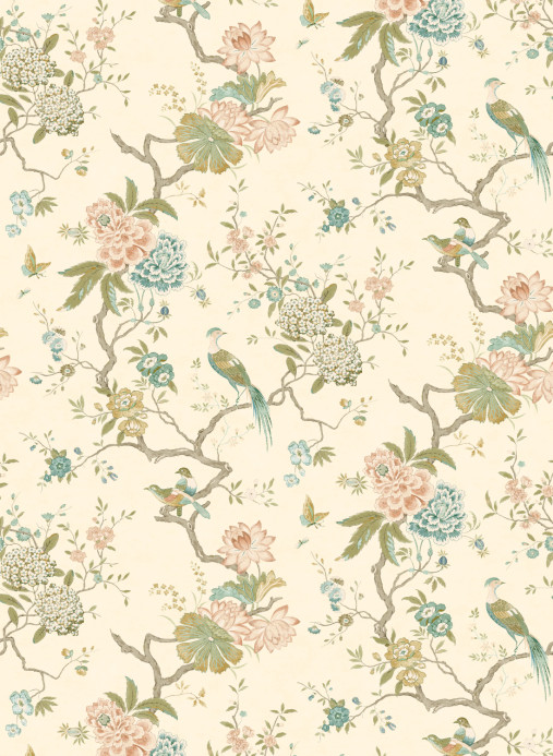 GP & J Baker Tapete Oriental Bird - Antique