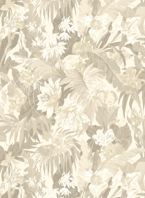 GP & J Baker Tapete Tropical Floral - Stone