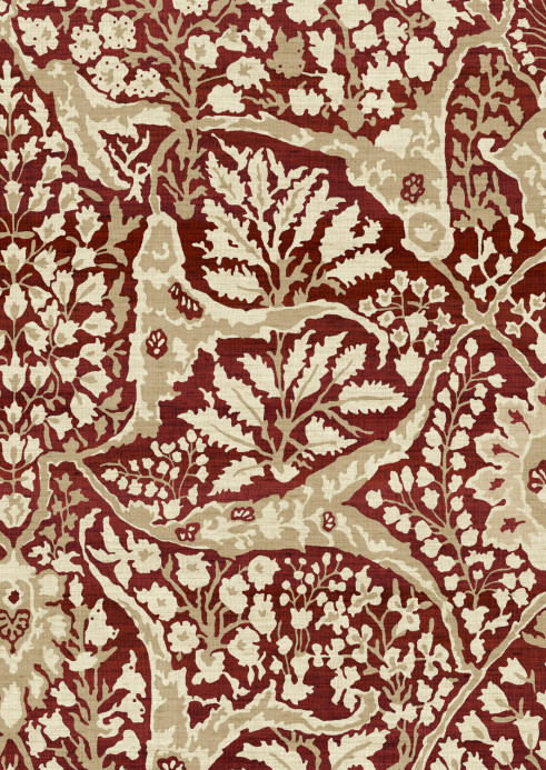 Lewis & Wood Papier peint Alhambra 100 - Garnet