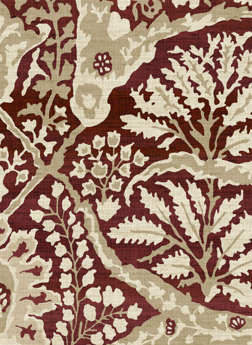 Lewis & Wood Papier peint Alhambra 50 - Garnet