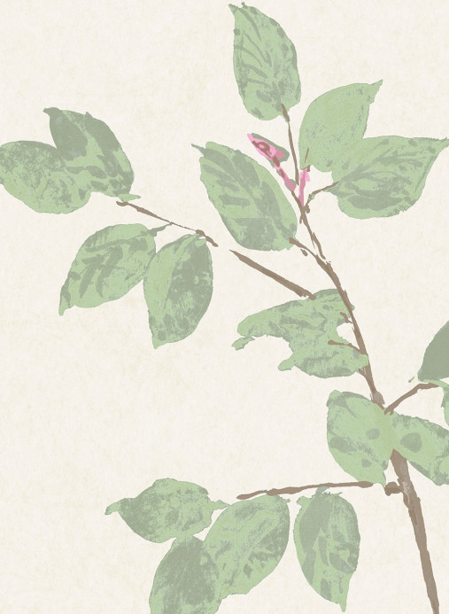 Lewis & Wood Tapete Beech - Document Green