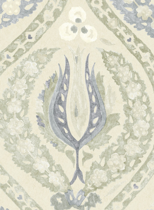 Lewis & Wood Carta da parati Benaki - Green Slate