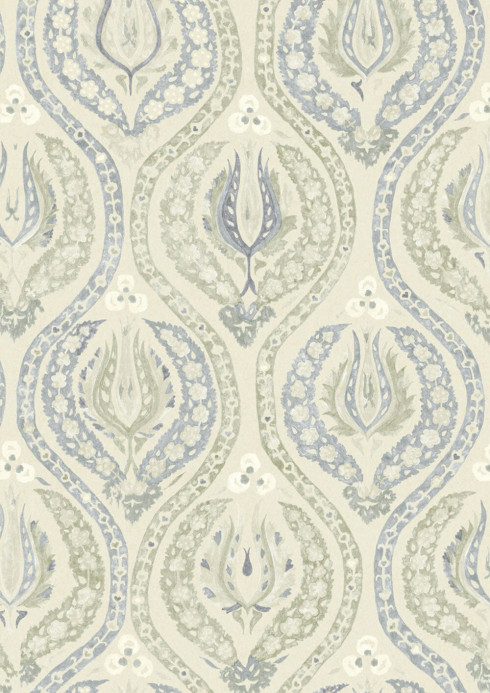 Lewis & Wood Carta da parati Benaki - Green Slate