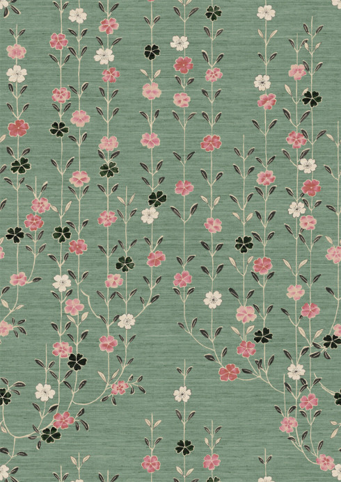 Lewis & Wood Tapete Blossom - Peony Jade