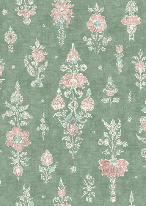 Lewis & Wood Tapete Citadel - Green Glaze