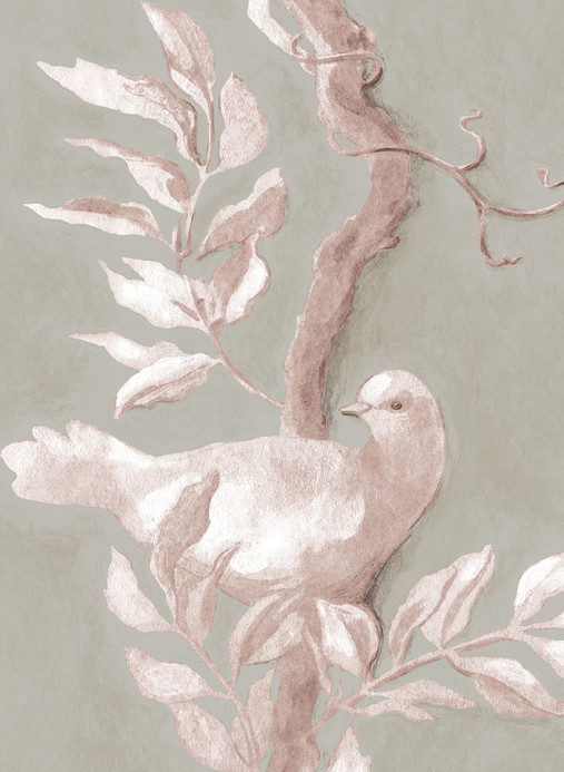 Lewis & Wood Tapete Doves - Flax