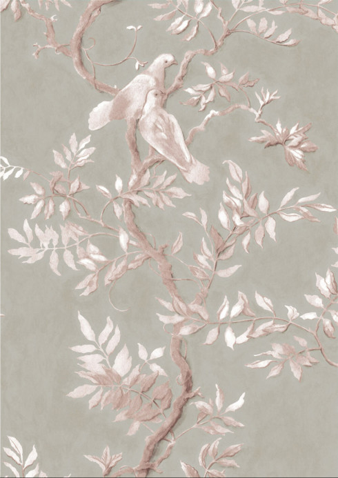 Lewis & Wood Tapete Doves - Flax