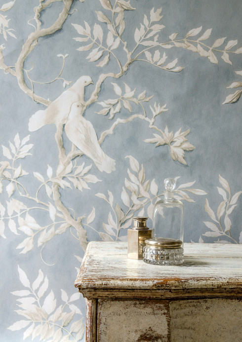 Lewis & Wood Tapete Doves - Rock Dove