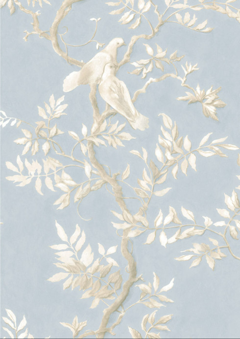 Lewis & Wood Tapete Doves - Summer Blue