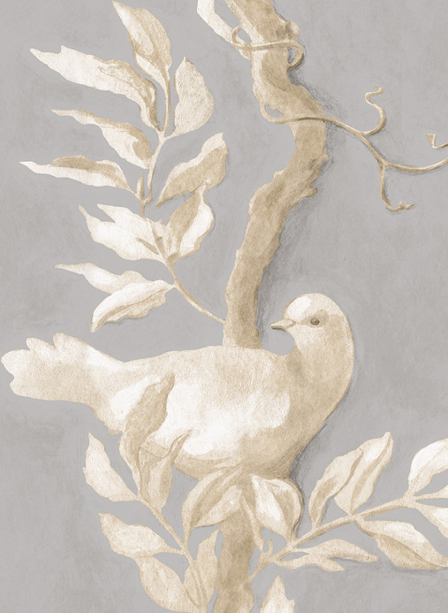 Lewis & Wood Tapete Doves - Thunder