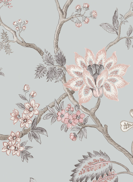 Lewis & Wood Papier peint Indienne - China Blue