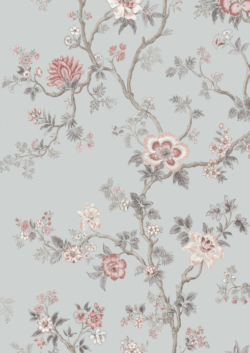 Lewis & Wood Papier peint Indienne - China Blue