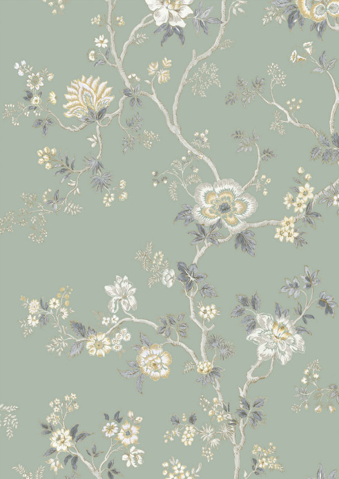 Lewis & Wood Tapete Indienne - Green Glaze