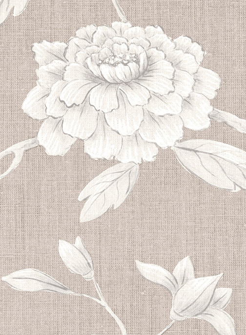 Lewis & Wood Papier peint Jasper Peony - Almond