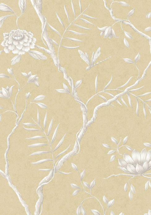 Lewis & Wood Papier peint Jasper Peony - Barley