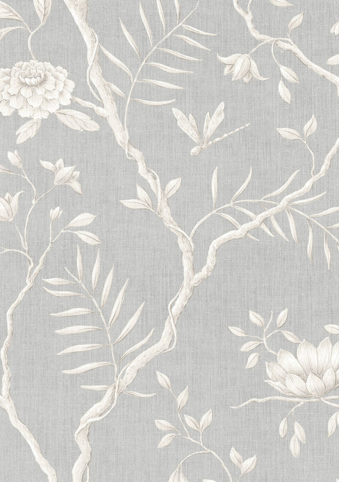 Lewis & Wood Papier peint Jasper Peony - Cashmere